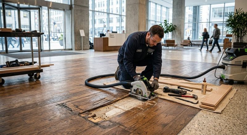 Our team working on Flooring Service projects in Haymarket, VA