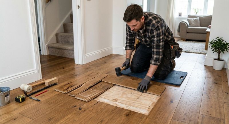 Engineered Floor Repair in Marshall, VA