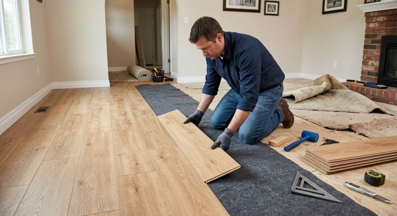 Laminate Floor Remodeling in Haymarket, VA