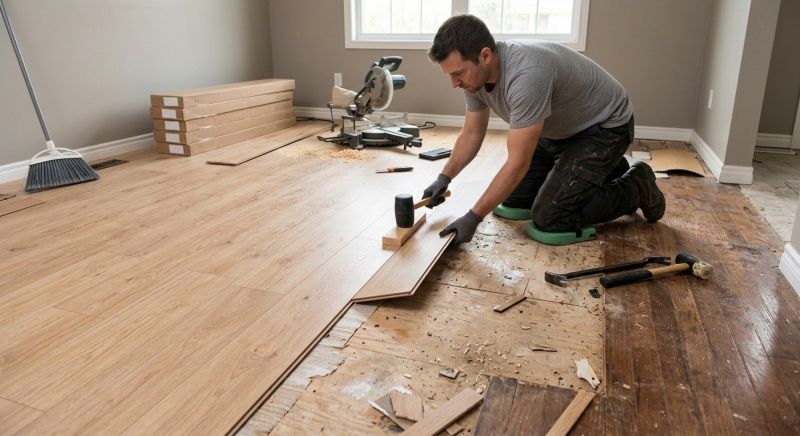 Laminate Floor Replacement in Catlett, VA