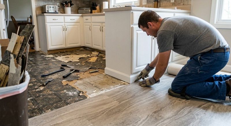 Linoleum Floor Installation in Catlett, VA