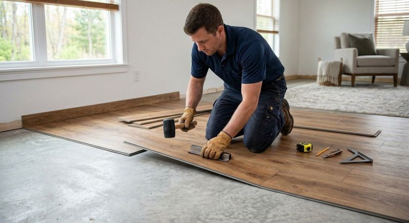 Luxury Vinyl Tile Installation in Purcellville, VA