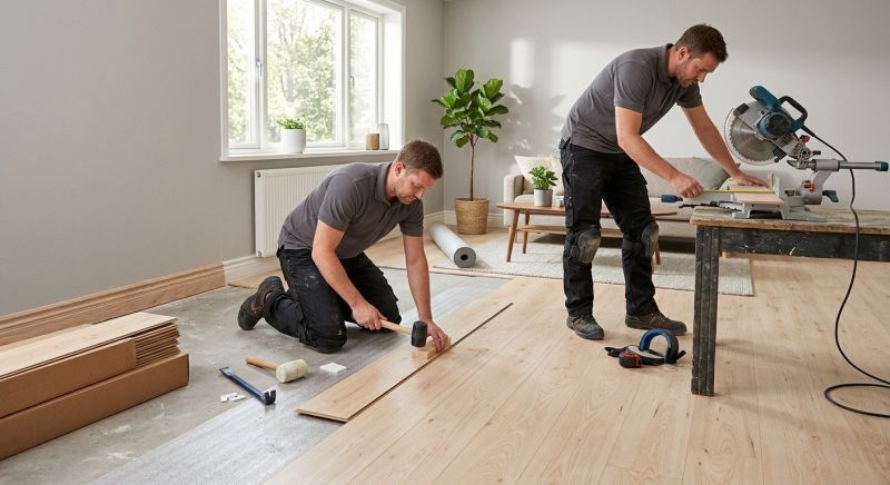 Plank Laminate Installation in Haymarket, VA