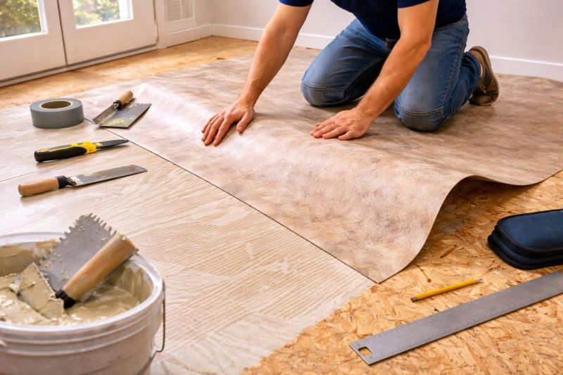 Sheet Flooring Installation in Haymarket, VA