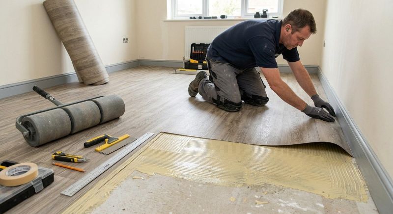 Sheet Flooring Installation in Poolesville, MD