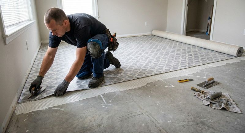 Sheet Linoleum Installation in Fairfax, VA