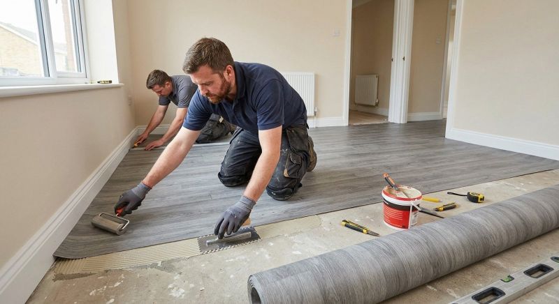 Sheet Vinyl Installation in Amissville, VA