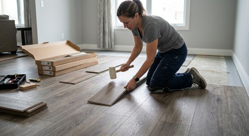 Vinyl Plank Floor Installation in Haymarket, VA