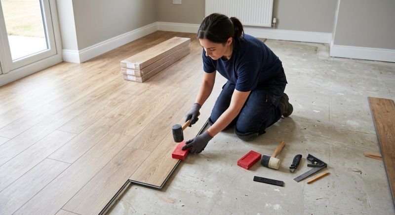 Vinyl Plank Floor Installation in Haymarket, VA