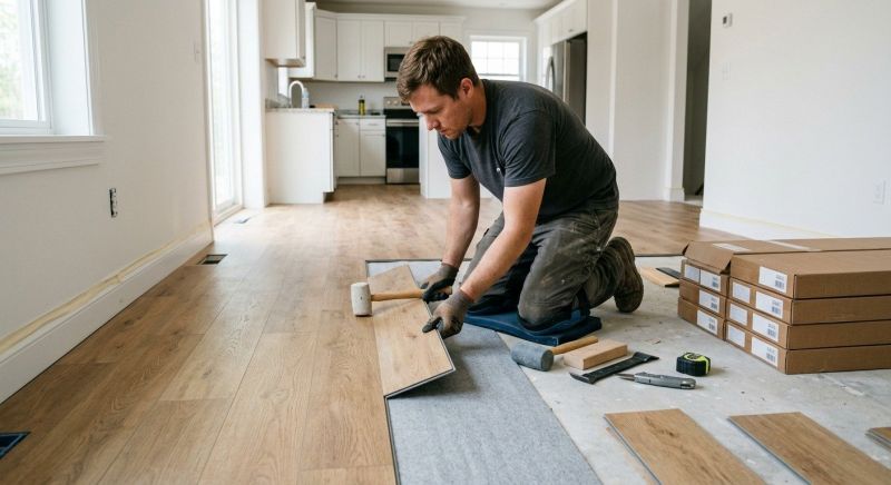 Vinyl Plank Floor Installation in Haymarket, VA